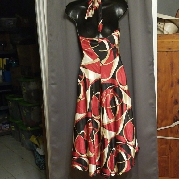 Jodi Kristopher halter dress size 5/6 - Picture 3 of 5